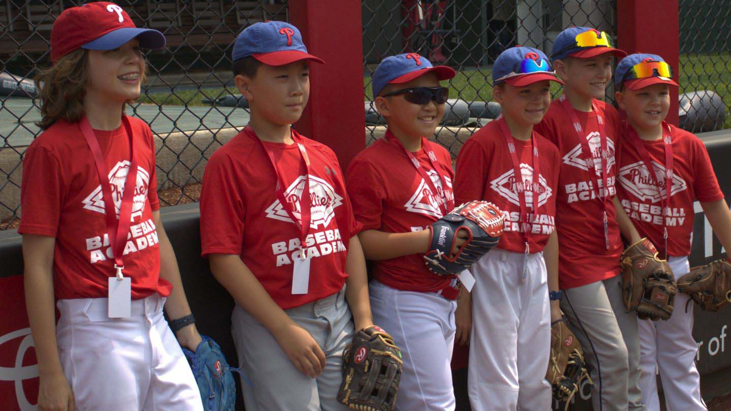 Campers outside the bullpen