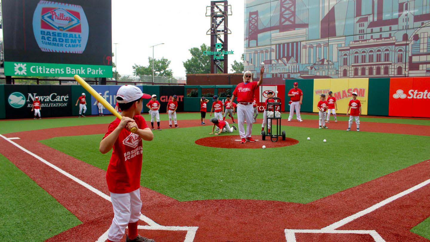 Campers playing at Citizens Phan Field at CBP