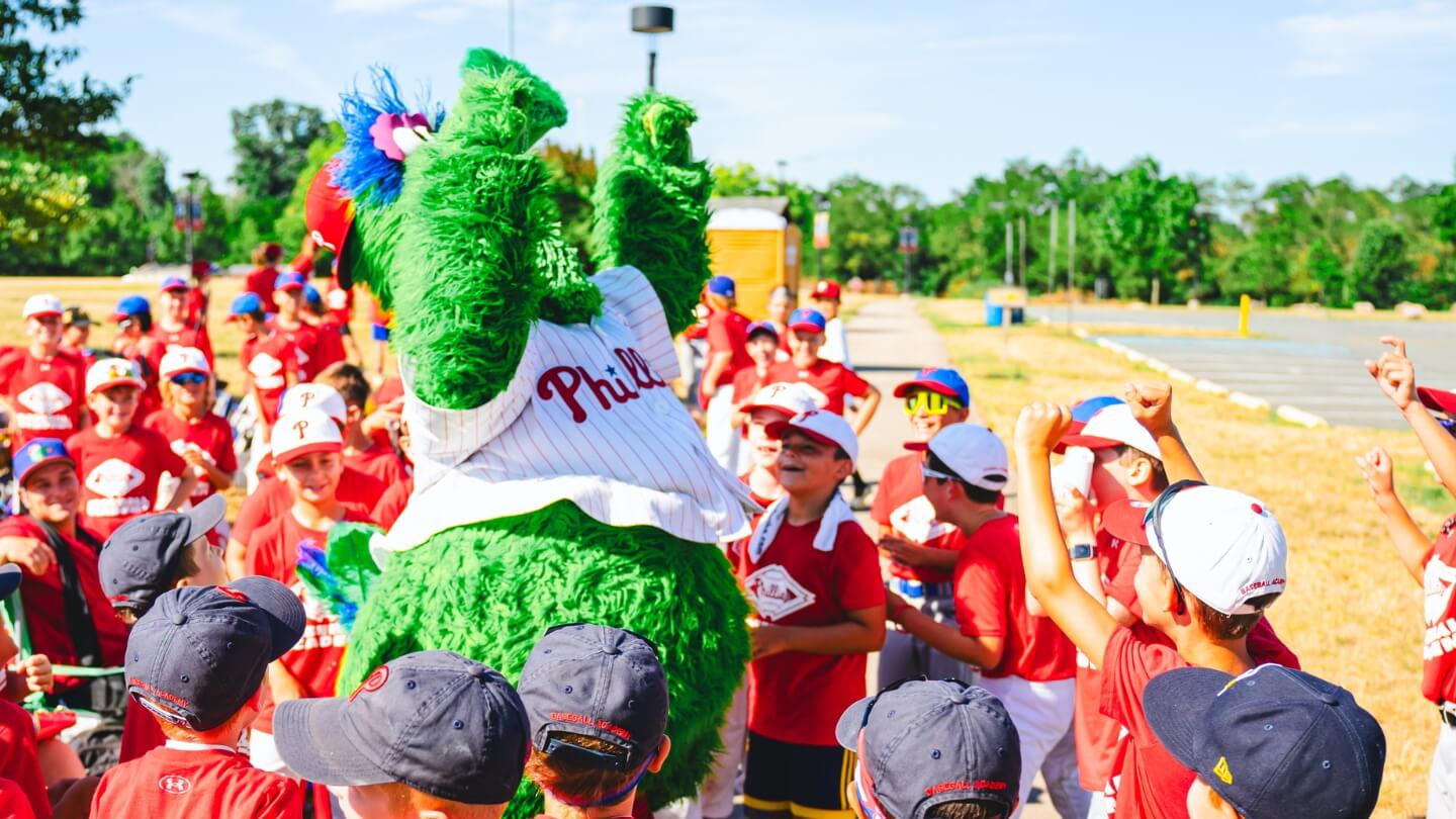 Campers day at Citizens Bank Park